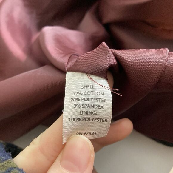 J Jill Women's‎ Gray Jacquard Floral Jacket Size 12 Retro Textured Elegant Boho - Picture 10 of 13